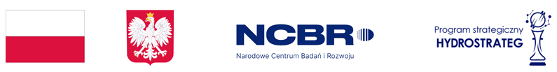 Visual identification elements: the flag and emblem of Poland and the logos of the financing institution and program